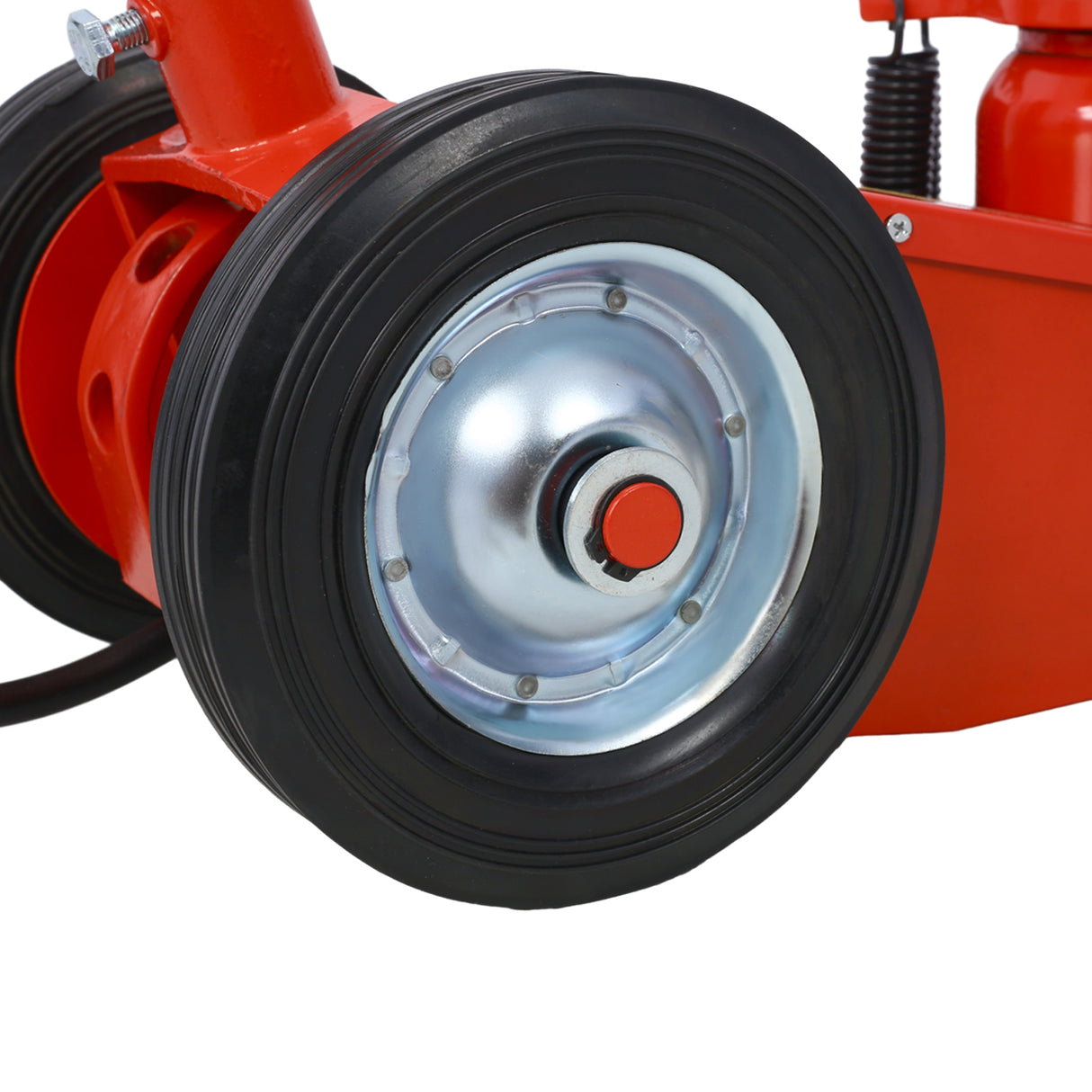 35 Ton Hydraulic Floor Jack Air-Operated Axle Bottle Jack with Extension Saddle Set