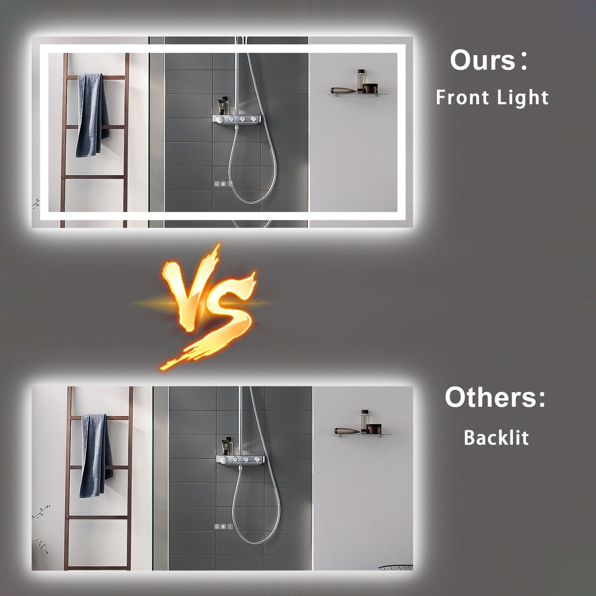 72"×36" LED Mirror Light Bathroom