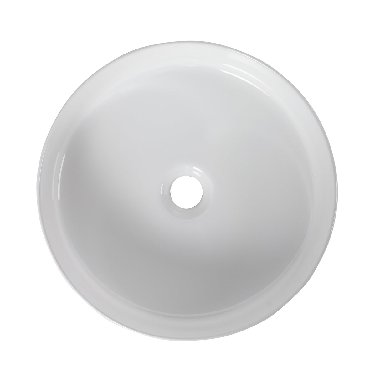 Ceramic Round Above Counter Bathroom Vessel Sink