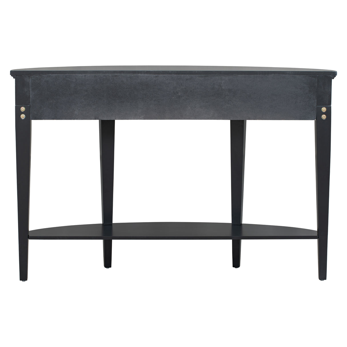 U-Style Modern Curved Console Table with 3 Drawers