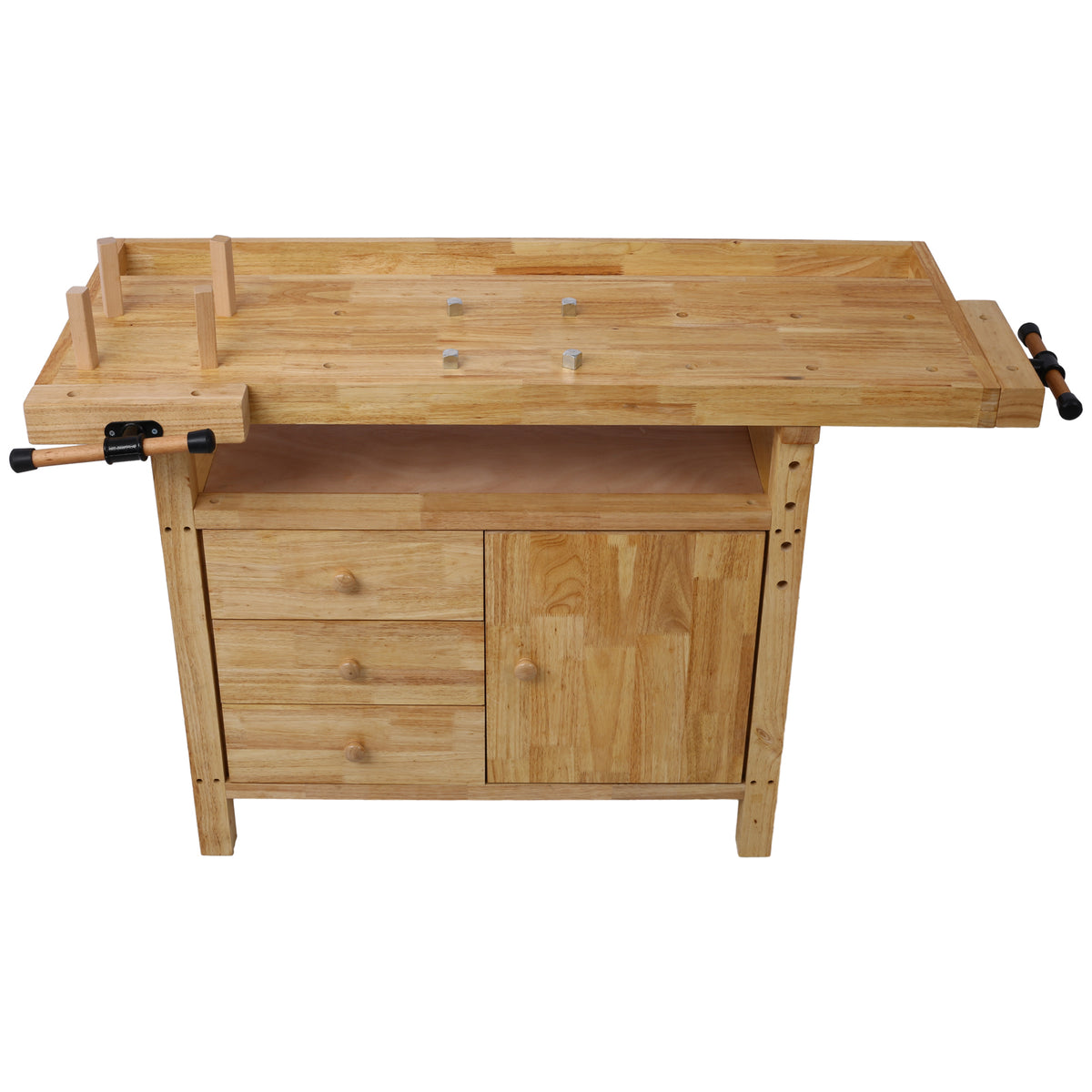 Wood Workbench - Wooden Workbench for Garage Workshop