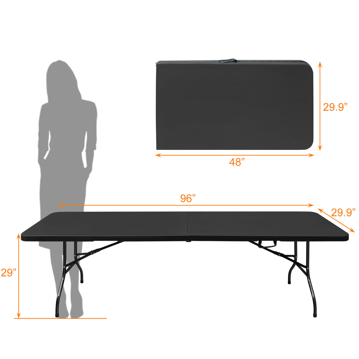 8ft Folding Table
