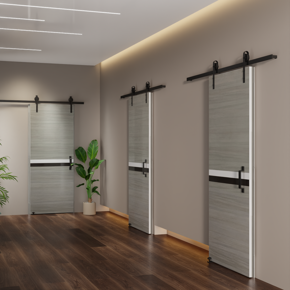 Crazy Elf 32" x 84" Melamine Integrated Door Slab