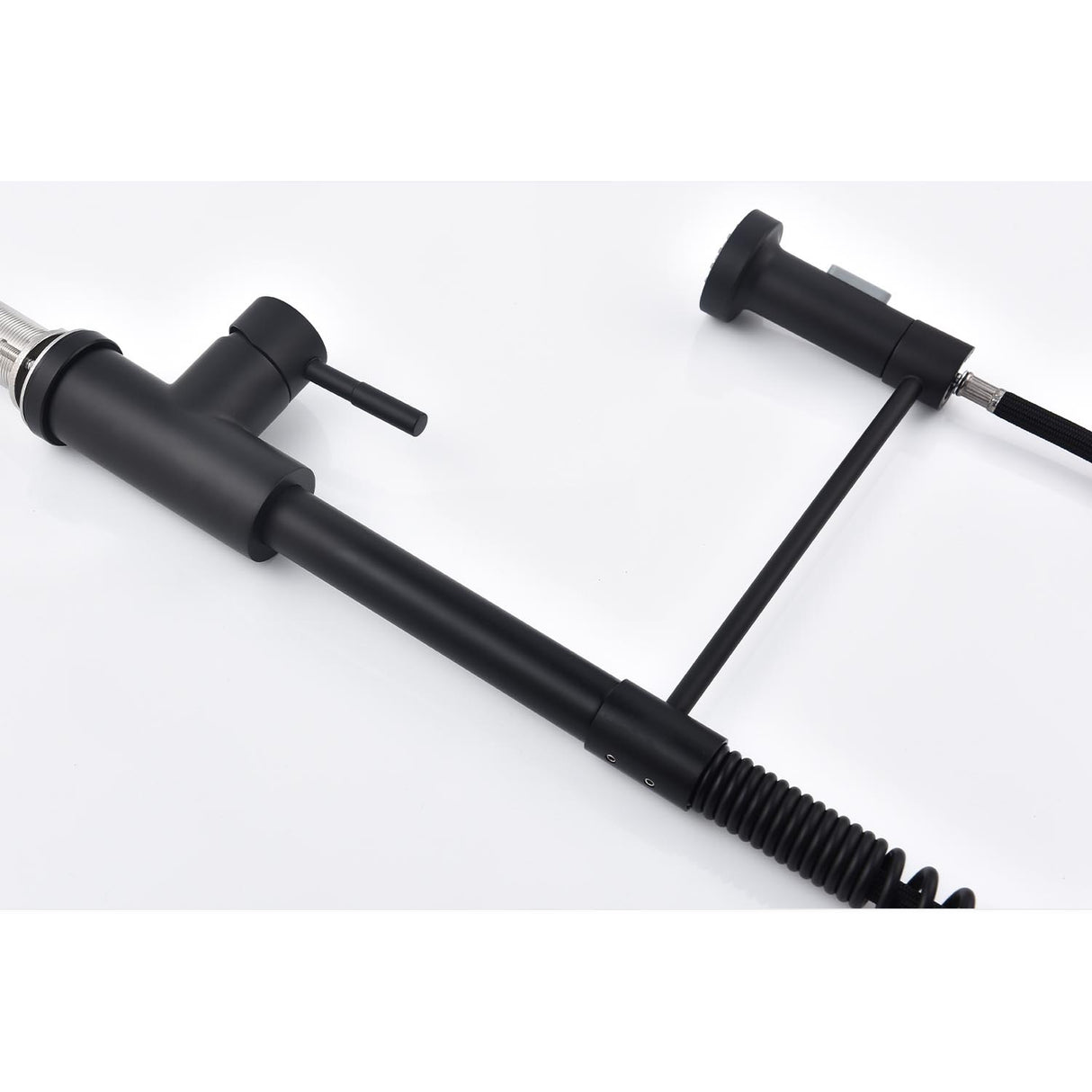 Pull Down Single Handle Spring Kitchen Faucet