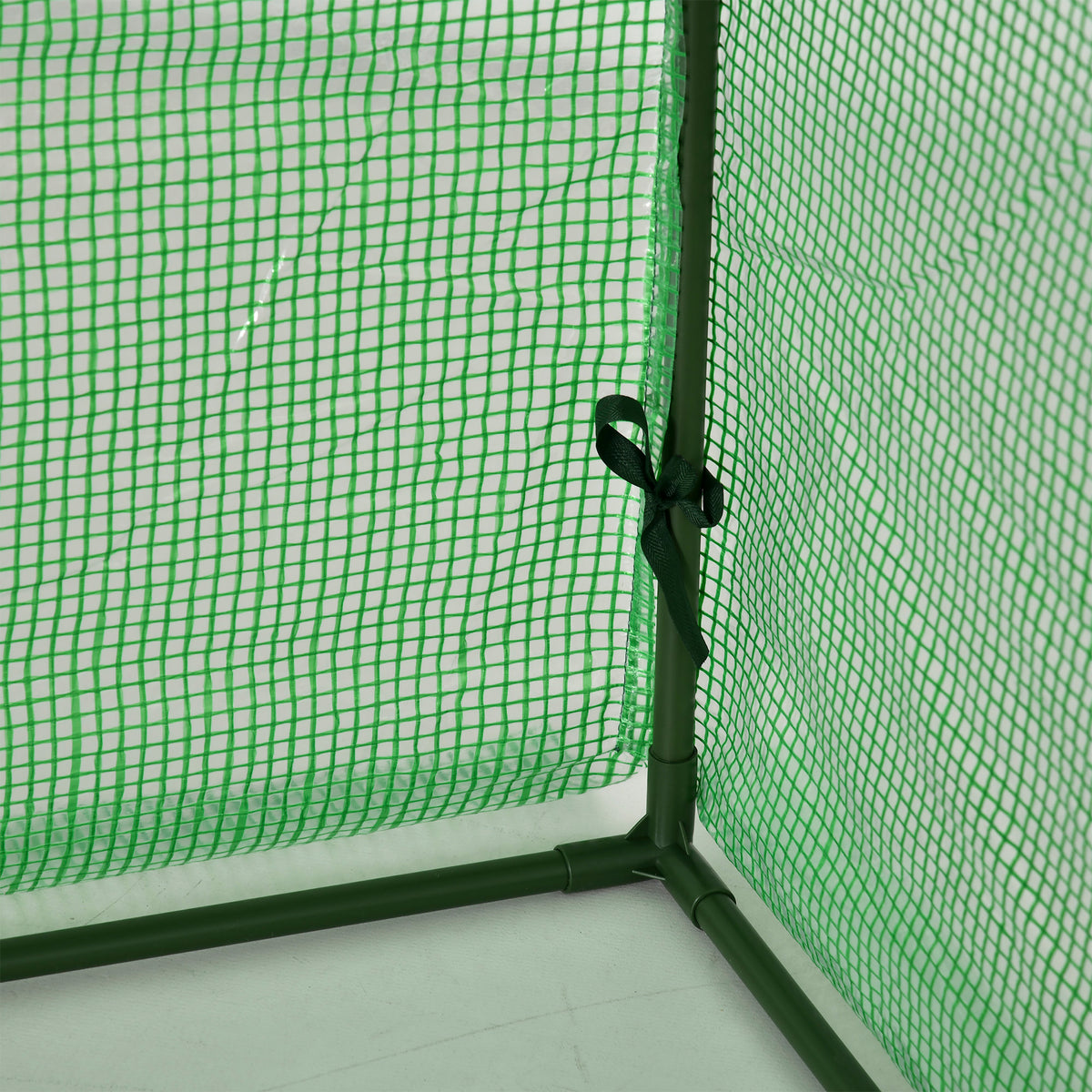 Mini Greenhouse Portable Tunnel with Durable Polyethylene - Green