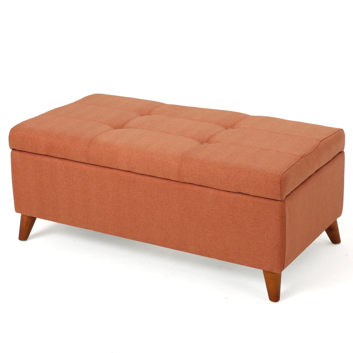 Tufted Ainsley Button Storage Ottoman Bench