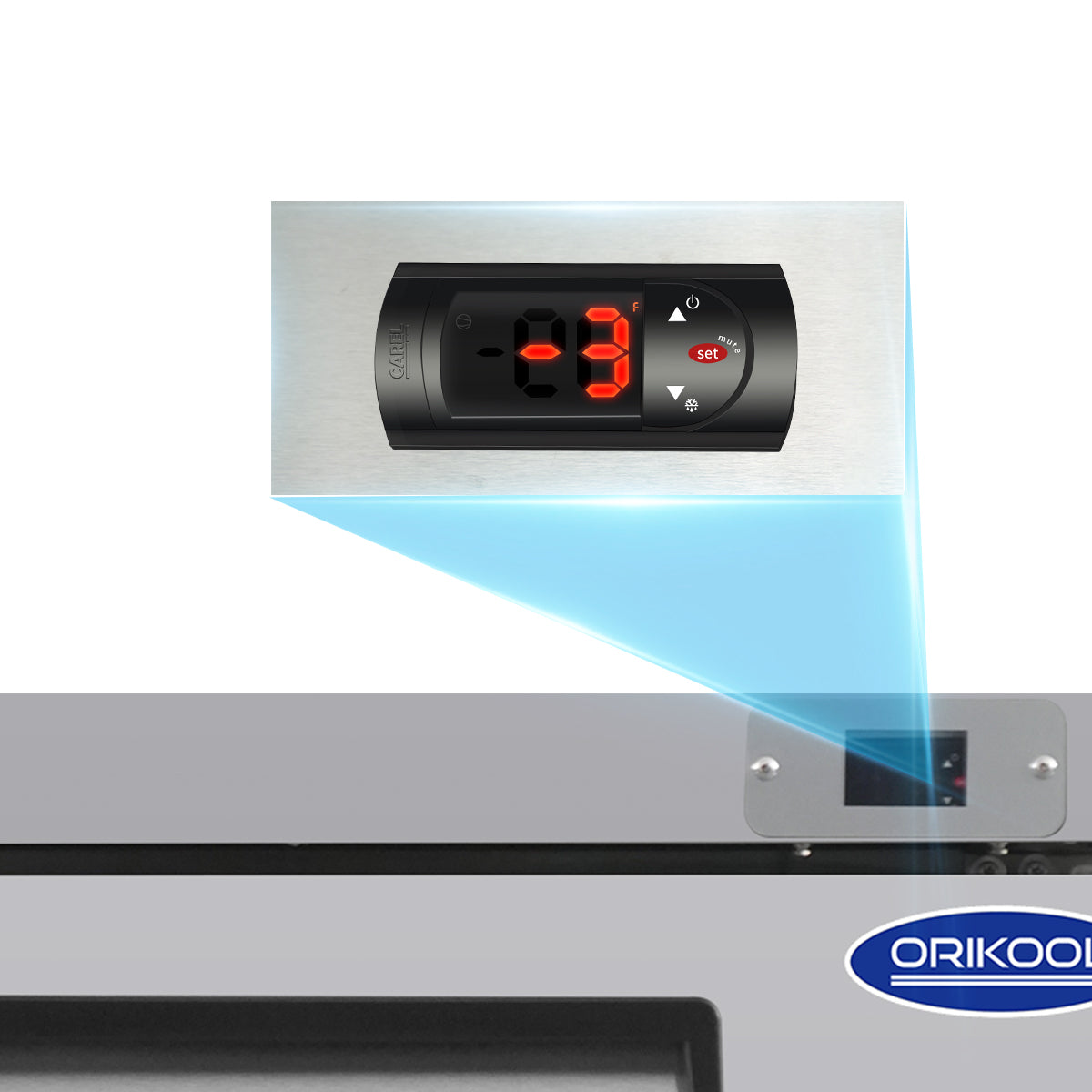 ORIKOOL 60" Commercial Under Counter Freezer