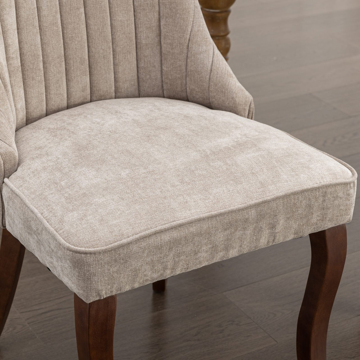 Rayon Cloth Flocking High Back Dining Chair