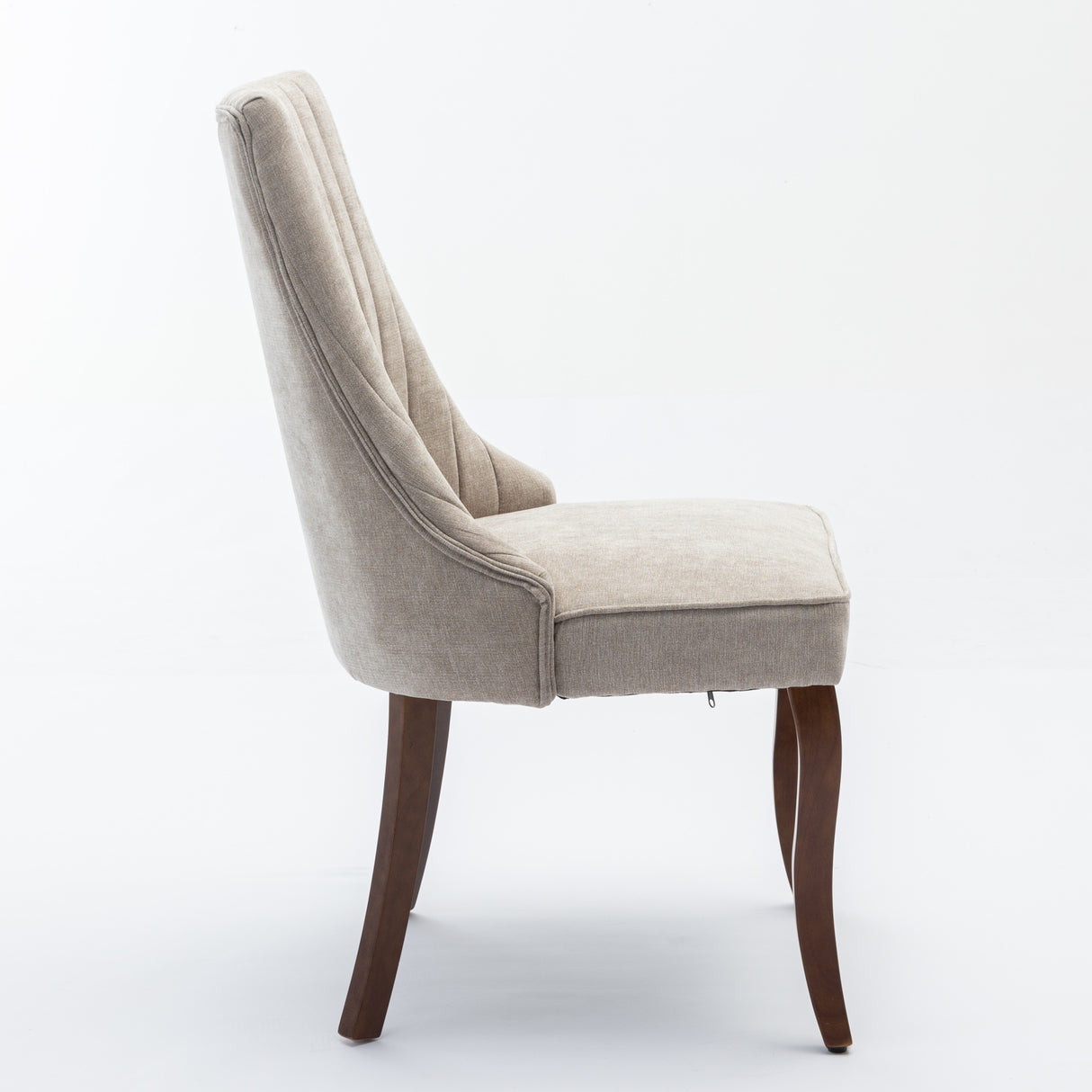 Rayon Cloth Flocking High Back Dining Chair
