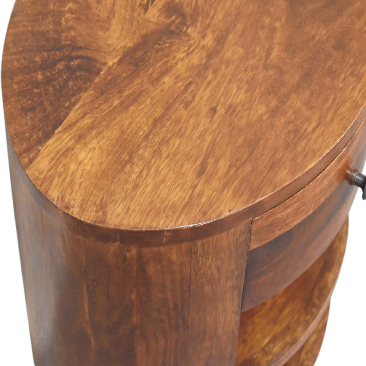 Solid Wood Cortez Nightstand - Chestnut Finish