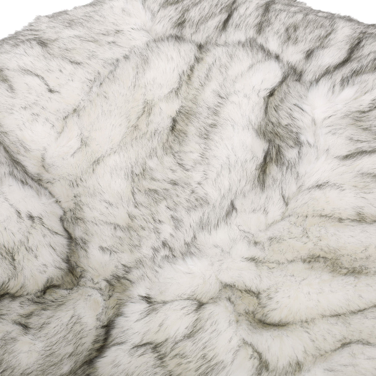 Negar 5 Foot Rounded Short Faux Fur Bean Bag