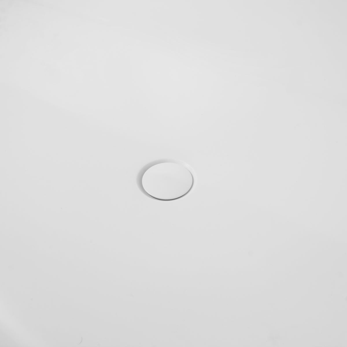 55 Inch Freestanding Solid Surface Soaking Bathtub