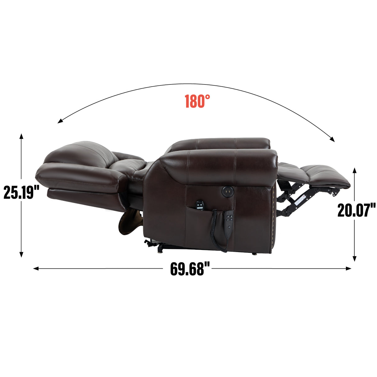 Power Lift Recliner Chair with Heat and Massage