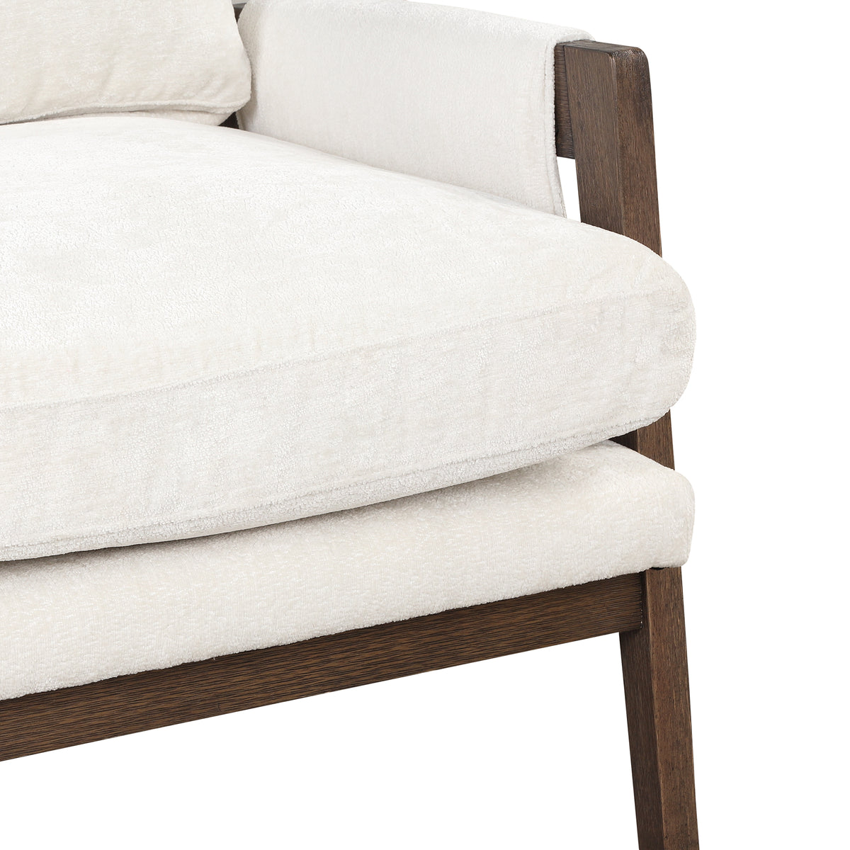 Kelly Mid-Century Modern Velvet Accent Armchair