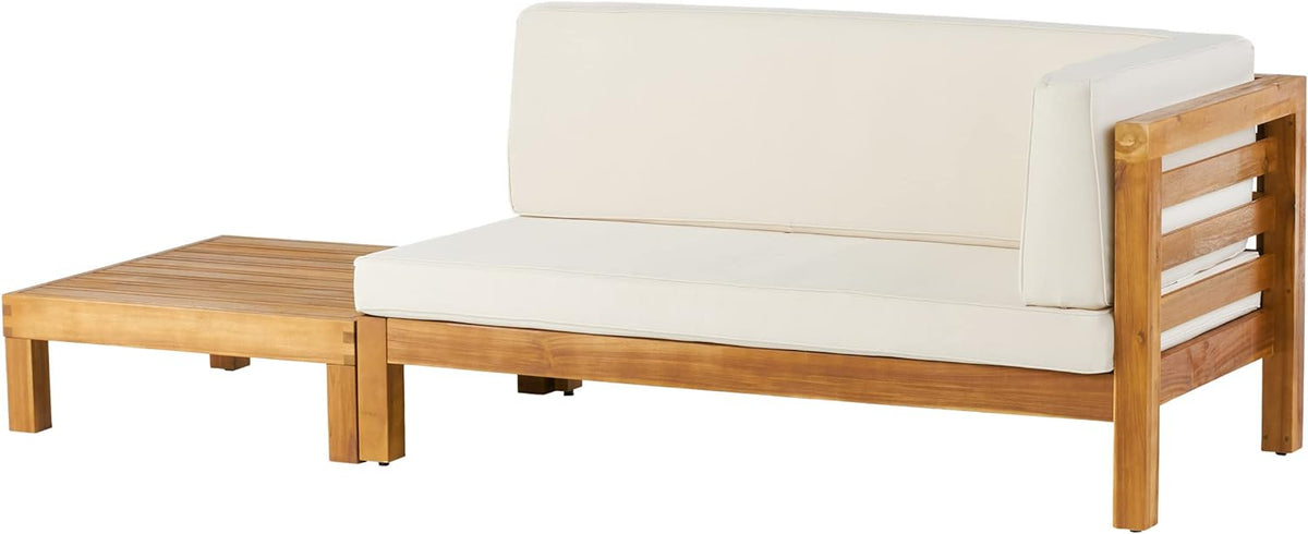 Oana Right Corner Bench and Coffee Table