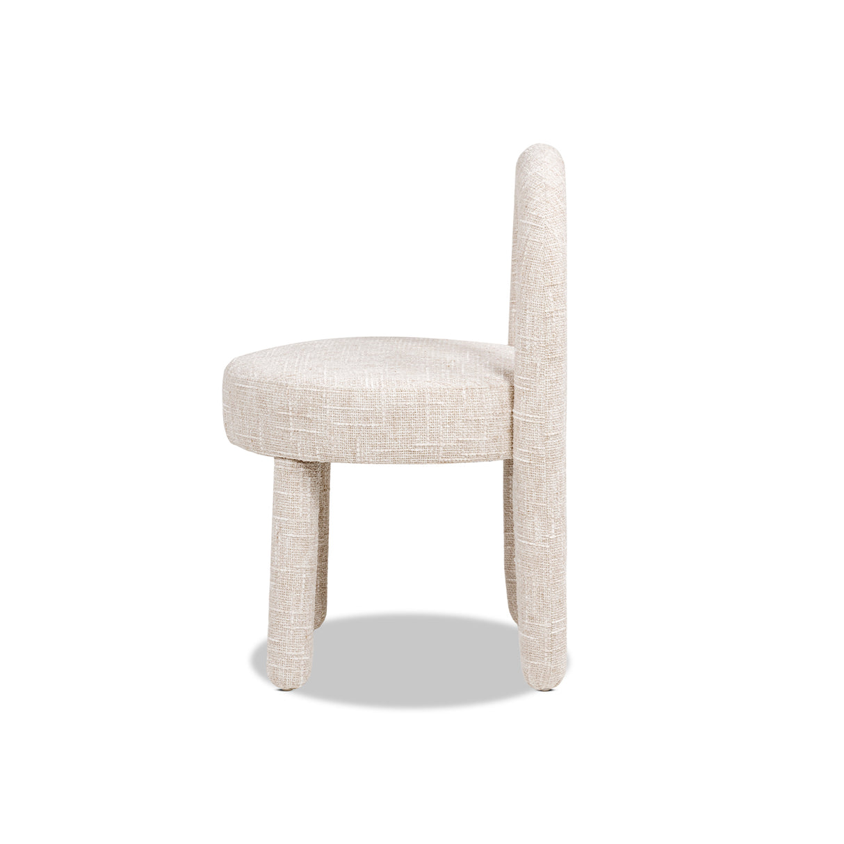 Penny Round Arched Fully Upholstered Dining Side Chair, Set of 2