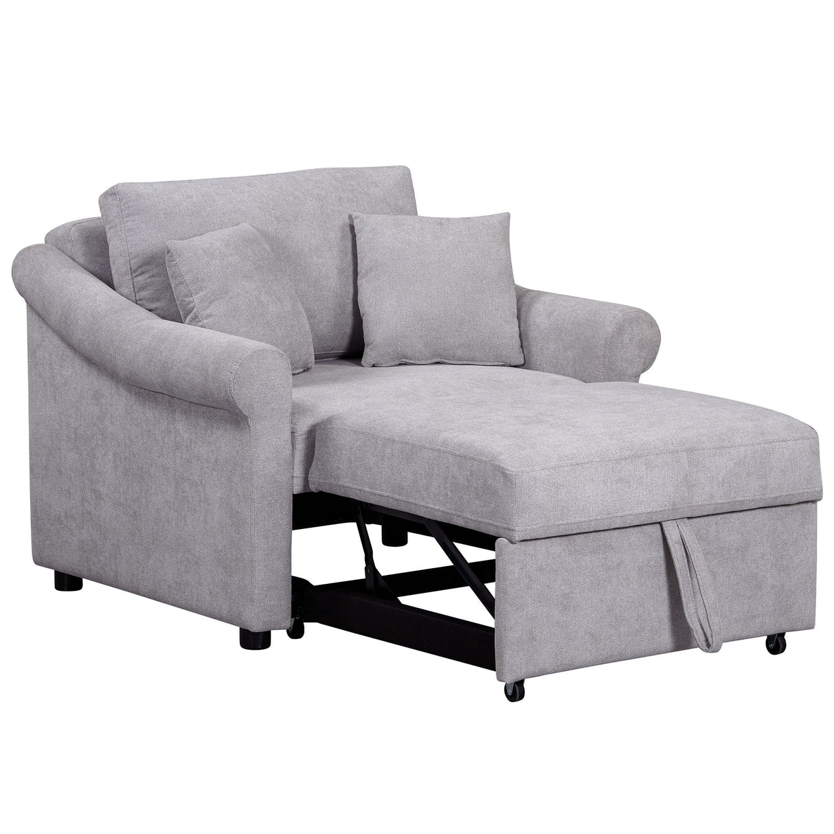 Convertible Sleeper Chair With Adjustable Backrest