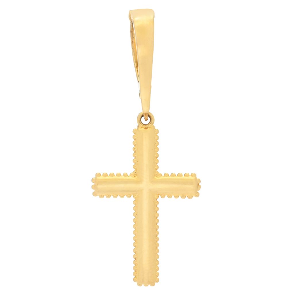 Toscana Italiana 18K Gold Plated Choice of Symbol 1.75" Enhancer Pendant