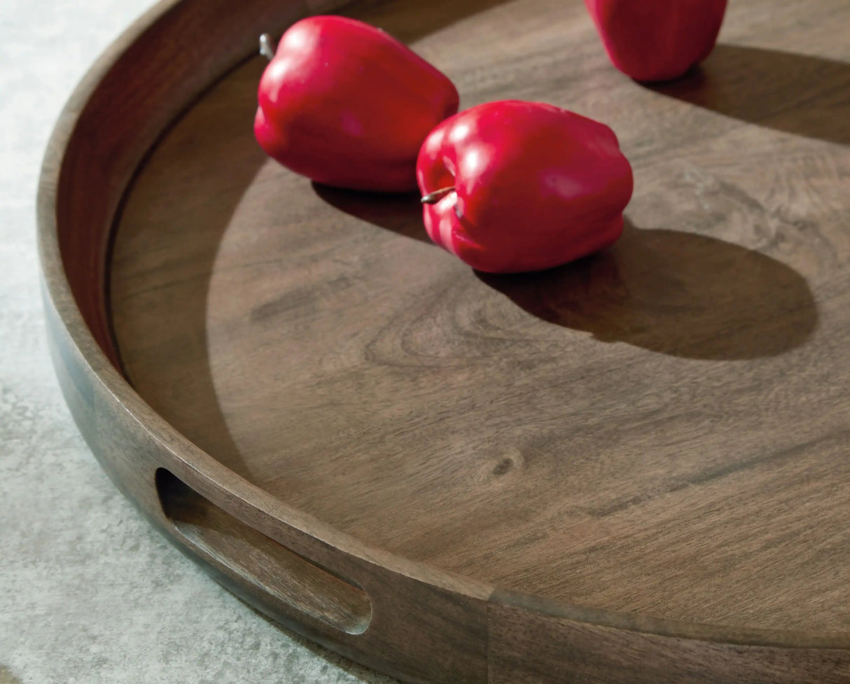 Webbworth - Tray - Gray Brown - Best Buy Furniture