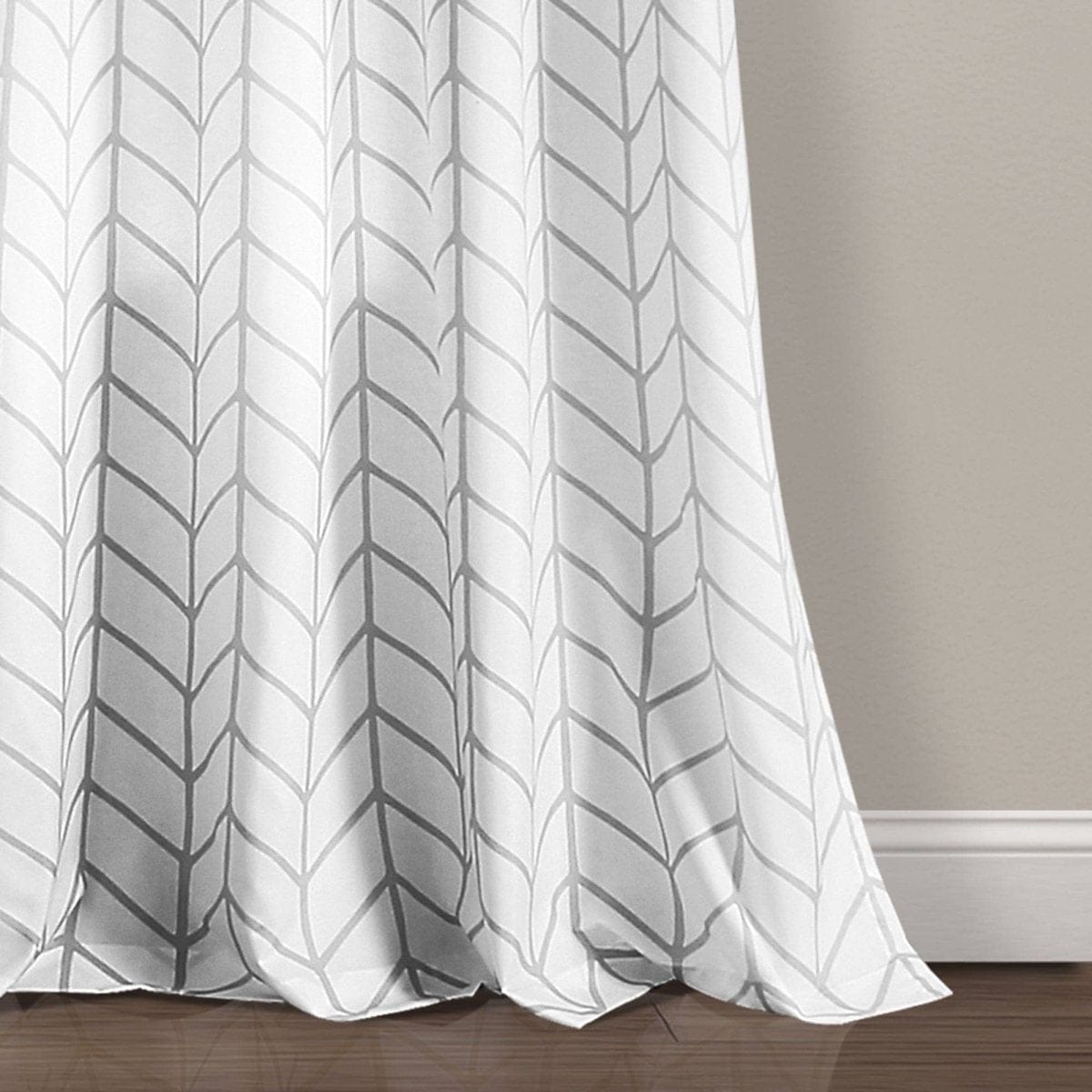 LushDecor Calia Chevron Geo Window Curtain Panels Set - view 11