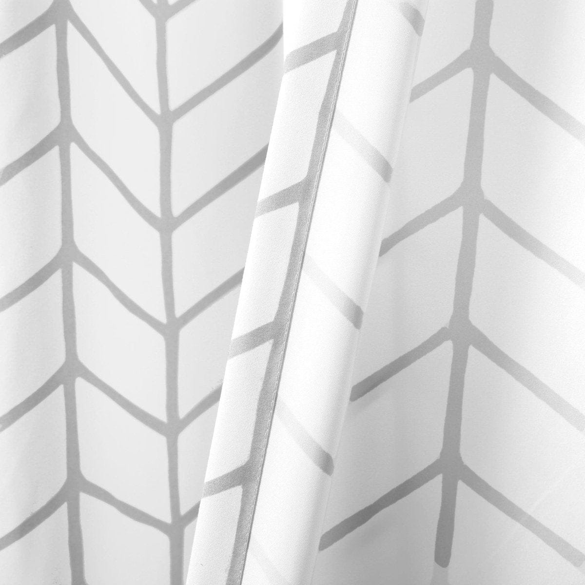 LushDecor Calia Chevron Geo Window Curtain Panels Set - view 12