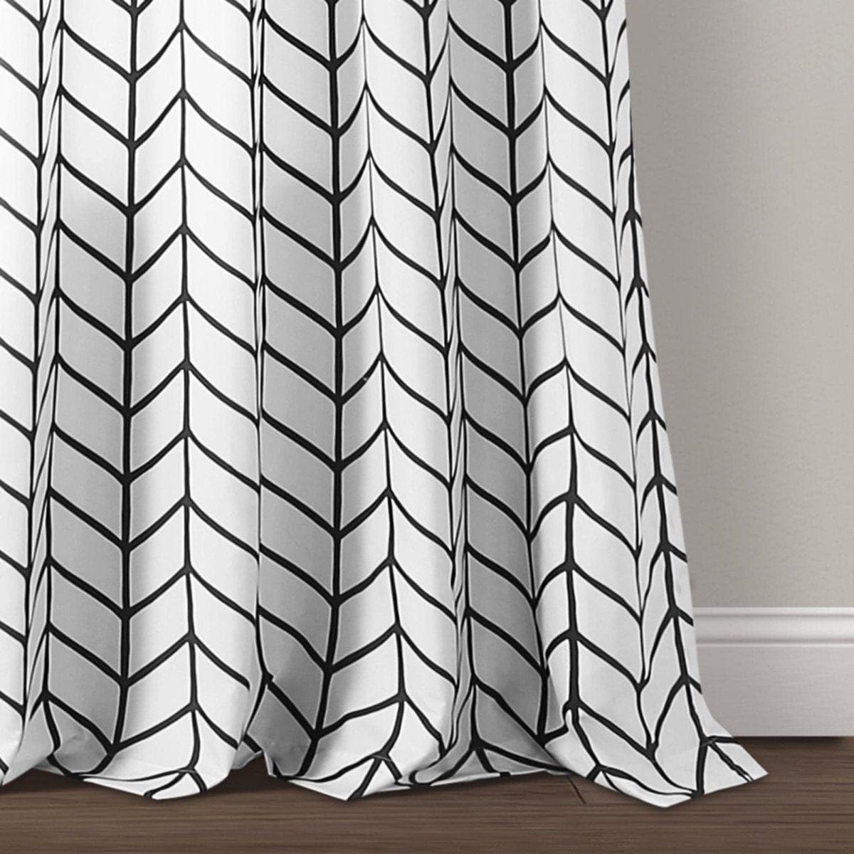 LushDecor Calia Chevron Geo Window Curtain Panels Set - view 15