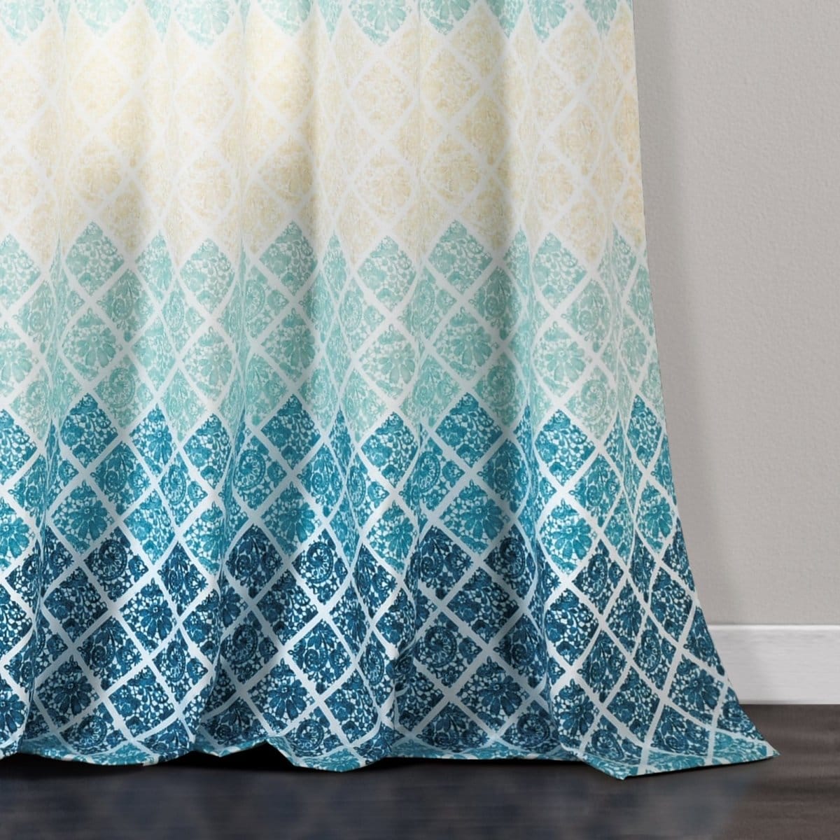 LushDecor Medallion Ombre Window Curtain Panel Set - view 7