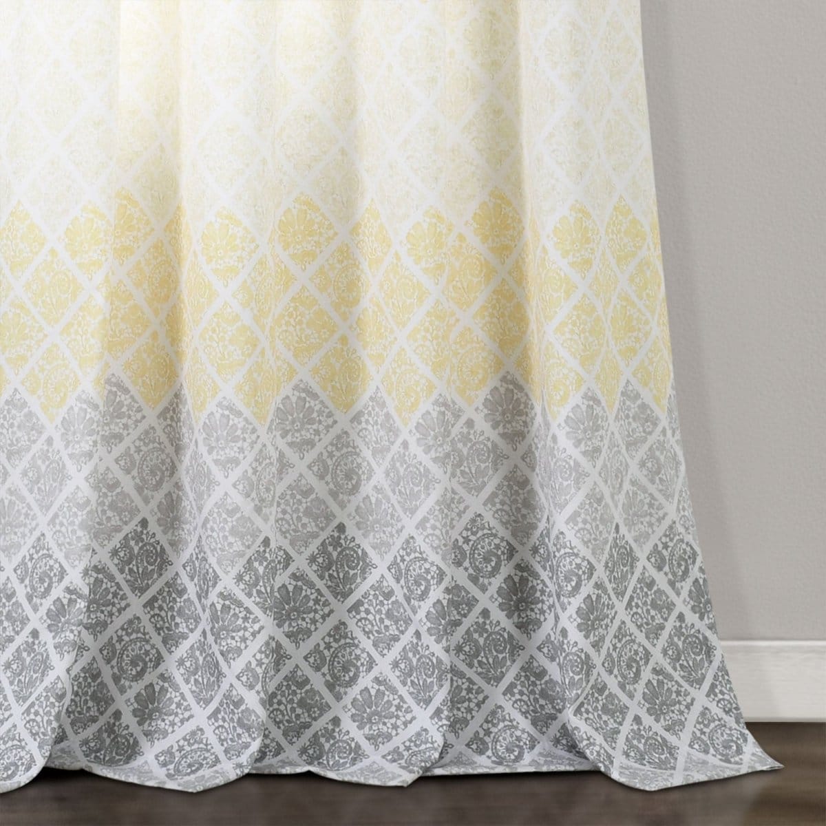 LushDecor Medallion Ombre Window Curtain Panel Set - view 3