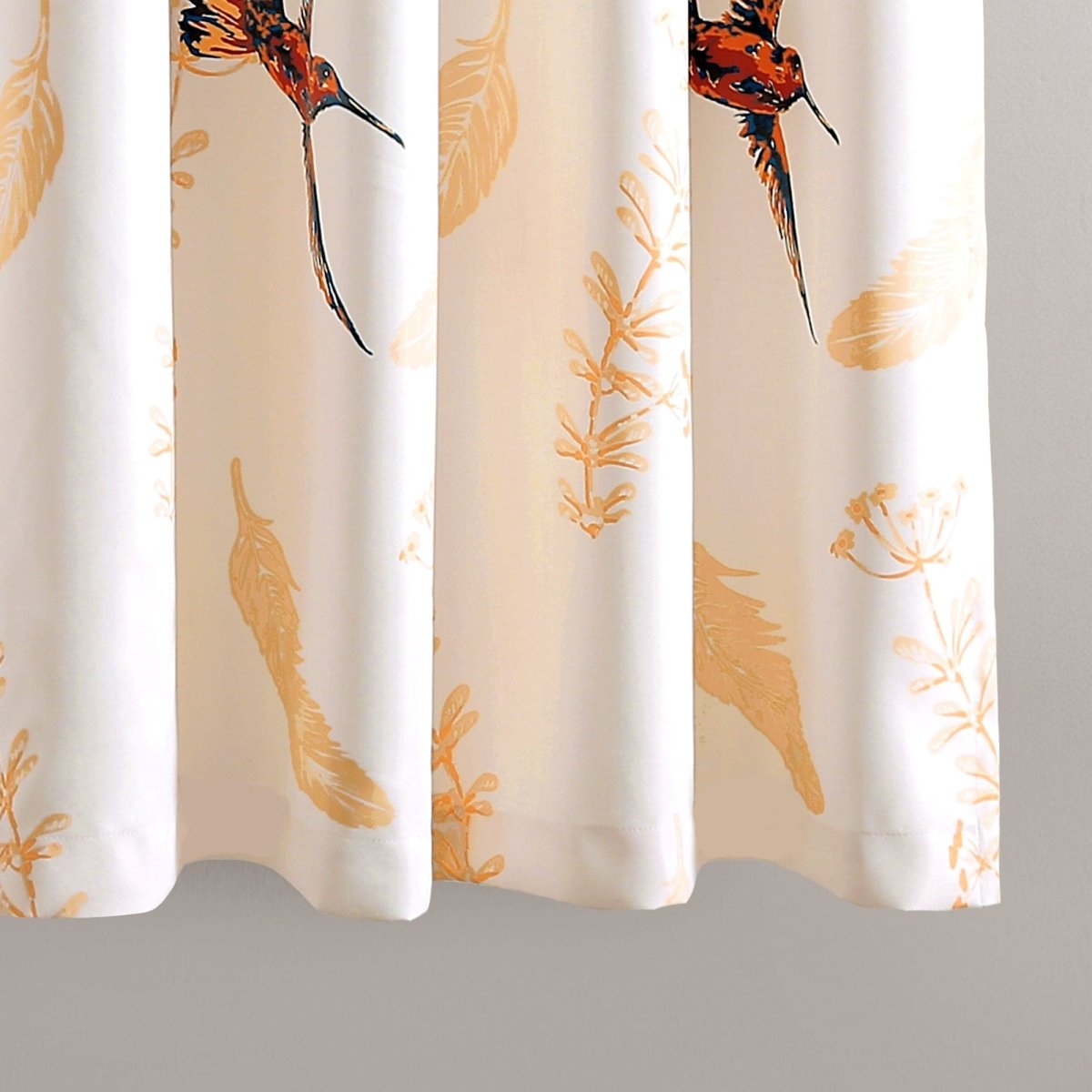Bird Breeze Light Filtering Window Curtain Set