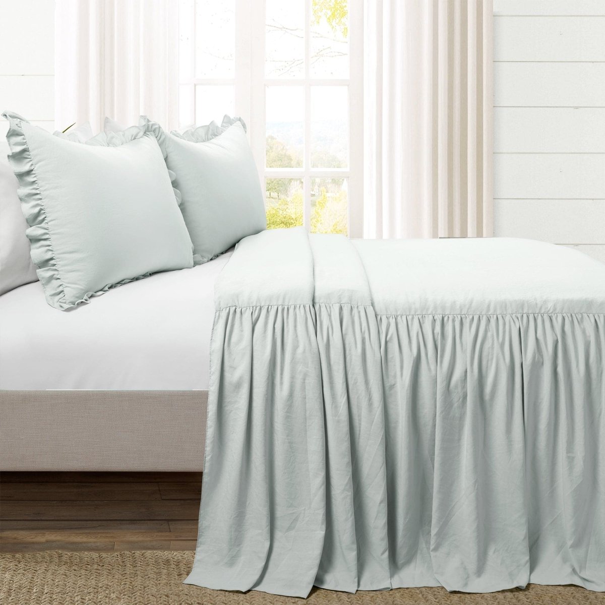 Ruffle Skirt Bedspread Set by LushDecor
