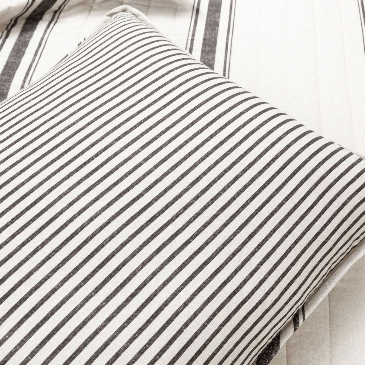 LushDecor Farmhouse Stripe Reversible Cotton Quilt Set - view 32