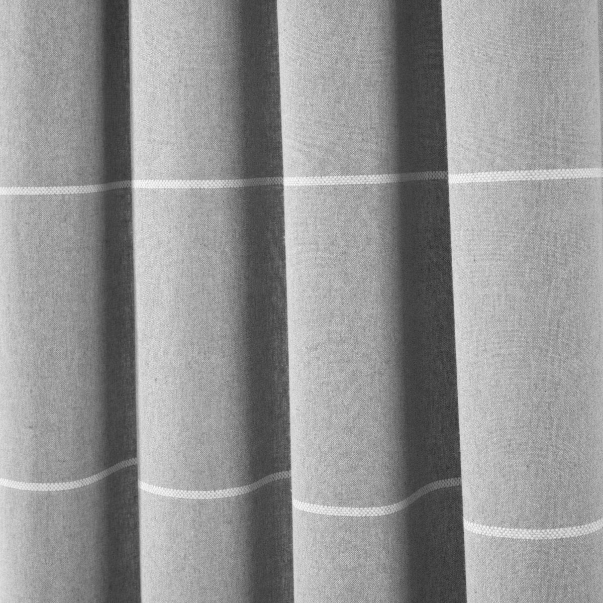 Farmhouse Boho Stripe Woven Tassel Recycled Cotton Window Curtain Panel Set