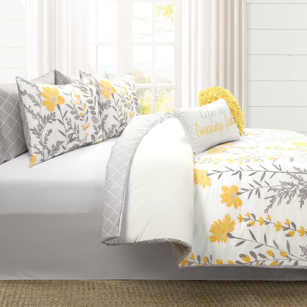 Aprile Reversible Comforter 8 Piece Set