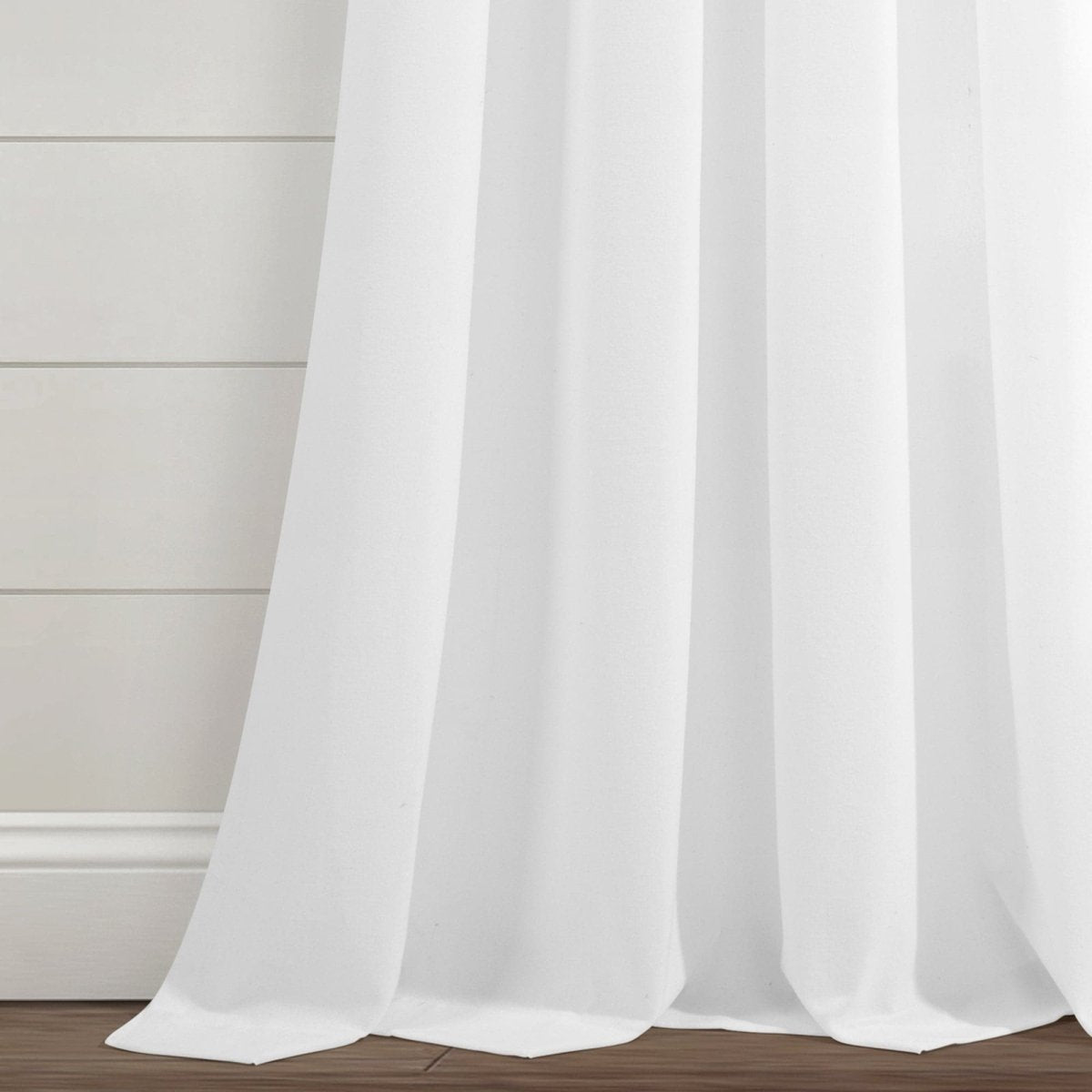 Farmhouse Boho Stripe Woven Tassel Recycled Cotton Window Curtain Panel Set