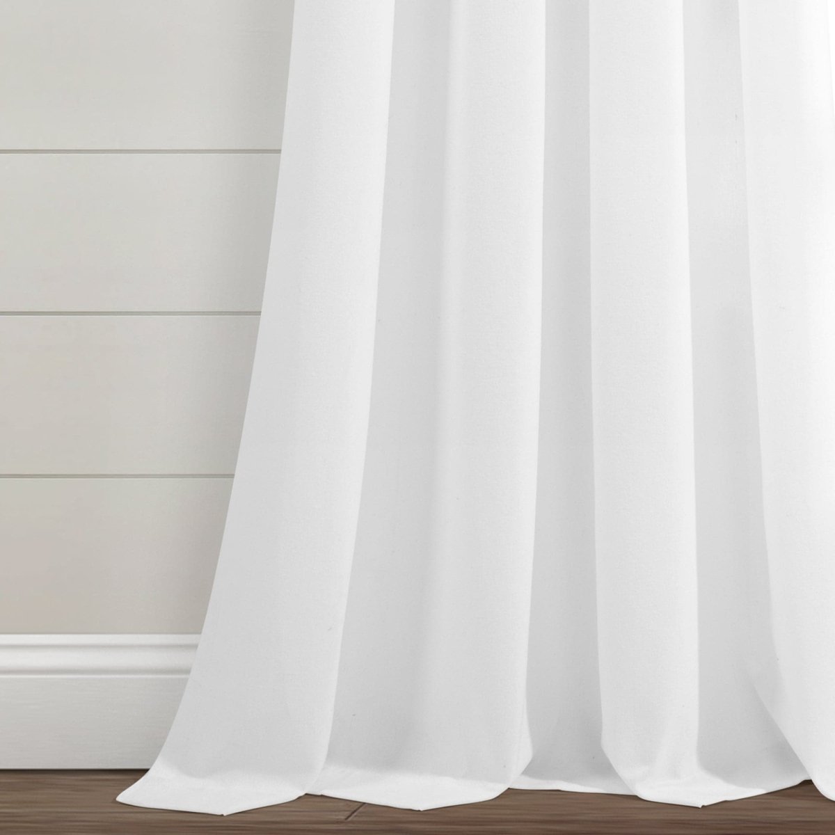 Farmhouse Boho Stripe Woven Tassel Recycled Cotton Window Curtain Panel Set