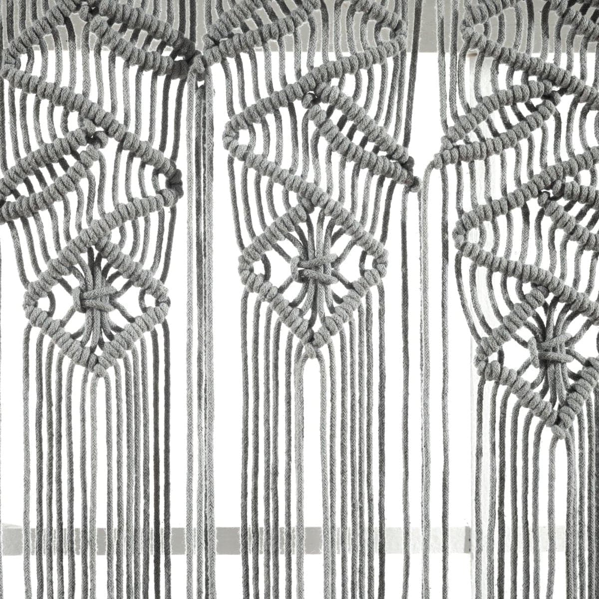 LushDecor Boho Macrame Leaf Cotton Valance - view 6