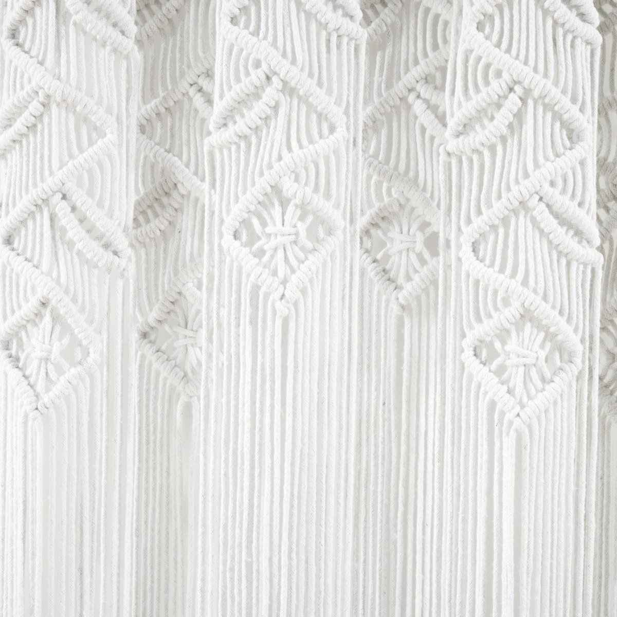 Boho Macrame Leaf Cotton Window Curtain