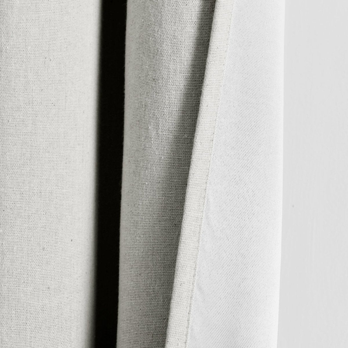 Insulated Grommet Blackout Faux Linen Window Curtain Panel
