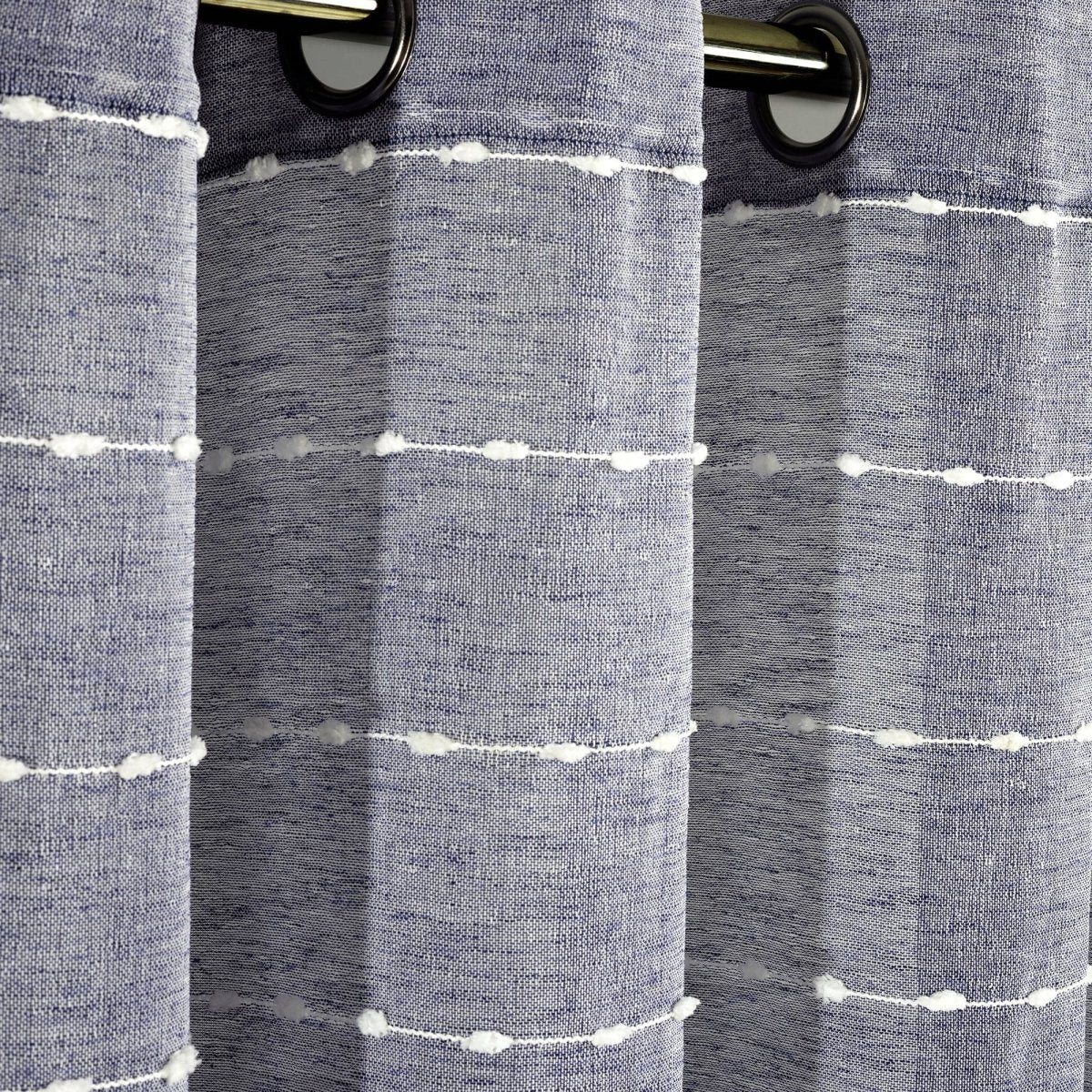LushDecor Farmhouse Textured Grommet Sheer Ultra Wide Window Curtain Panel - view 7