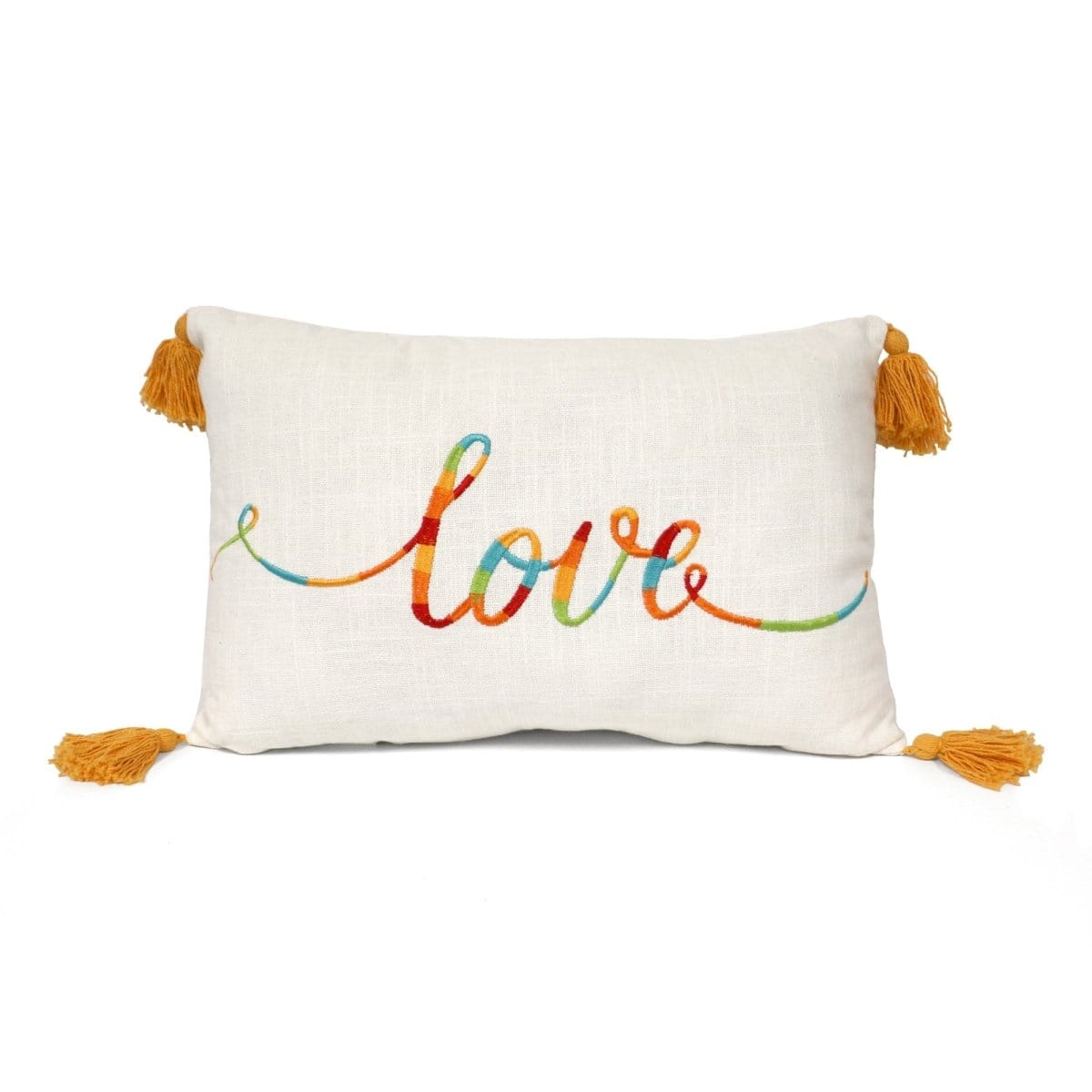 LushDecor Love Is Love Decorative Pillow in Multi