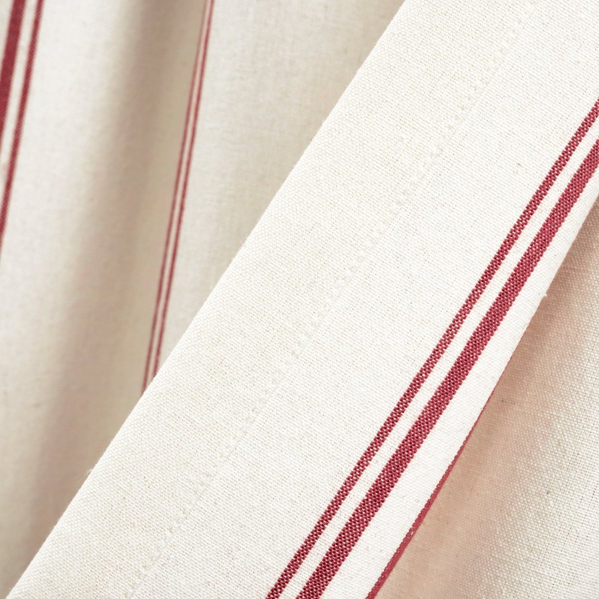 LushDecor Farmhouse Stripe Yarn Dyed Recycled Cotton Blend Valance - view 12