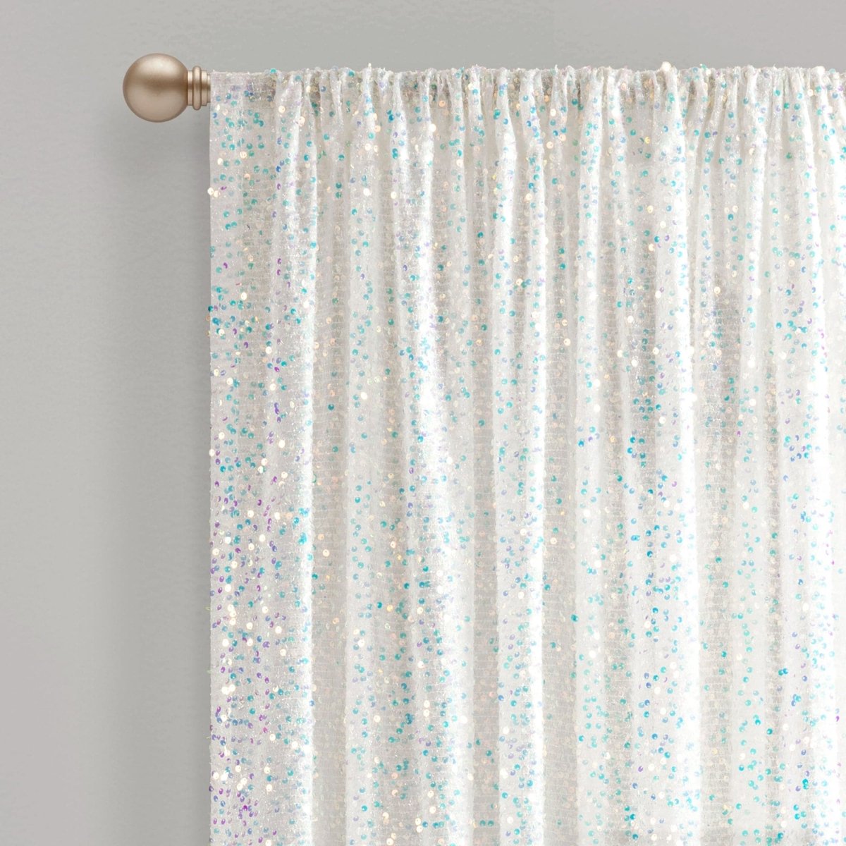 Ballgown Glam Sparkle Sequins Window Curtain Panel