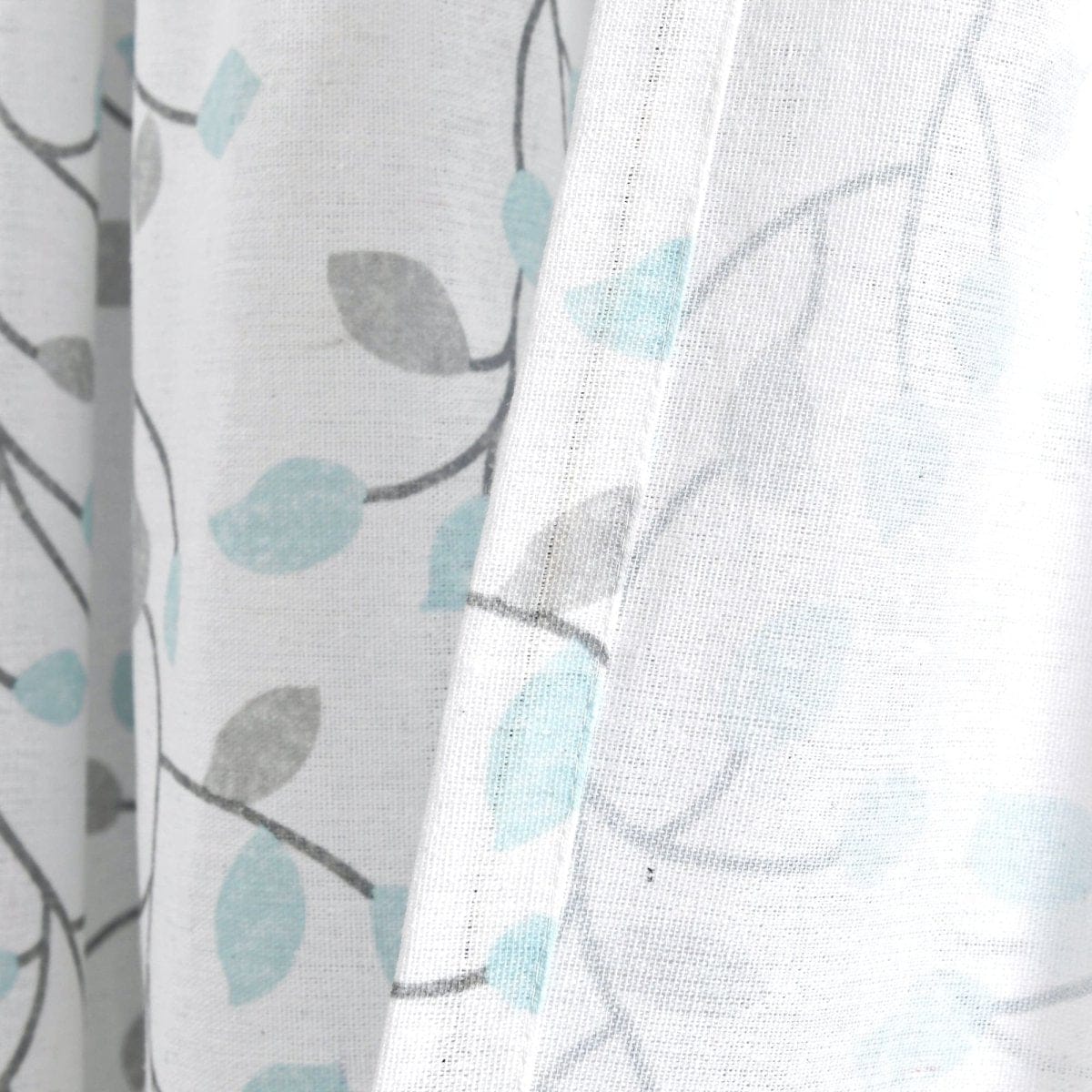 LushDecor Linen Button Botanical Garden Window Curtain Panel - view 4
