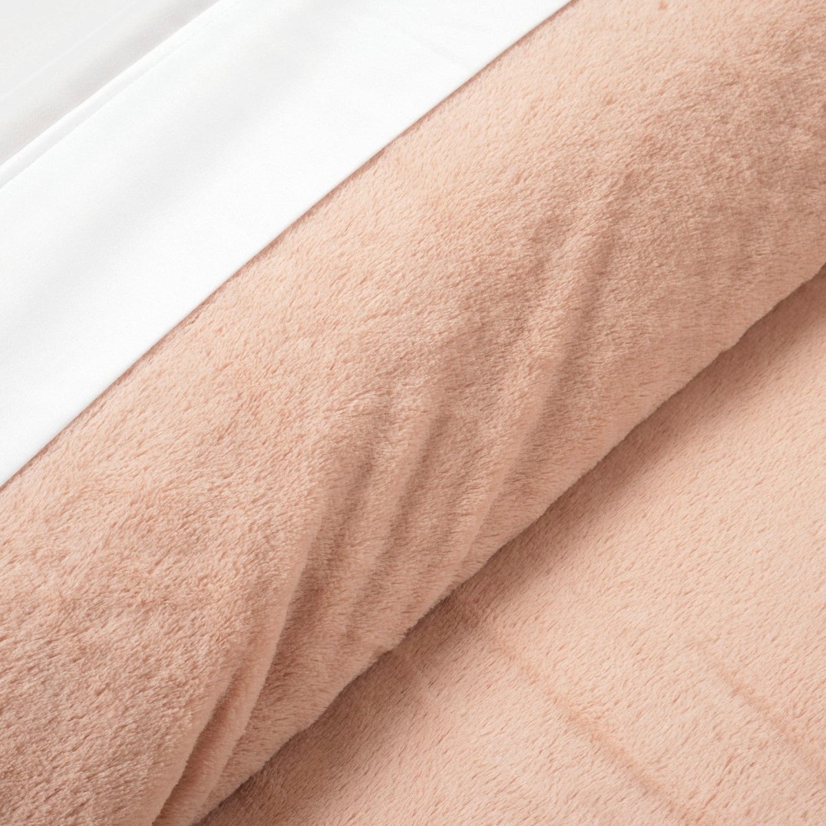 LushDecor Modern Solid Ultra Soft Faux Fur Comforter Bed In A Bag - view 2
