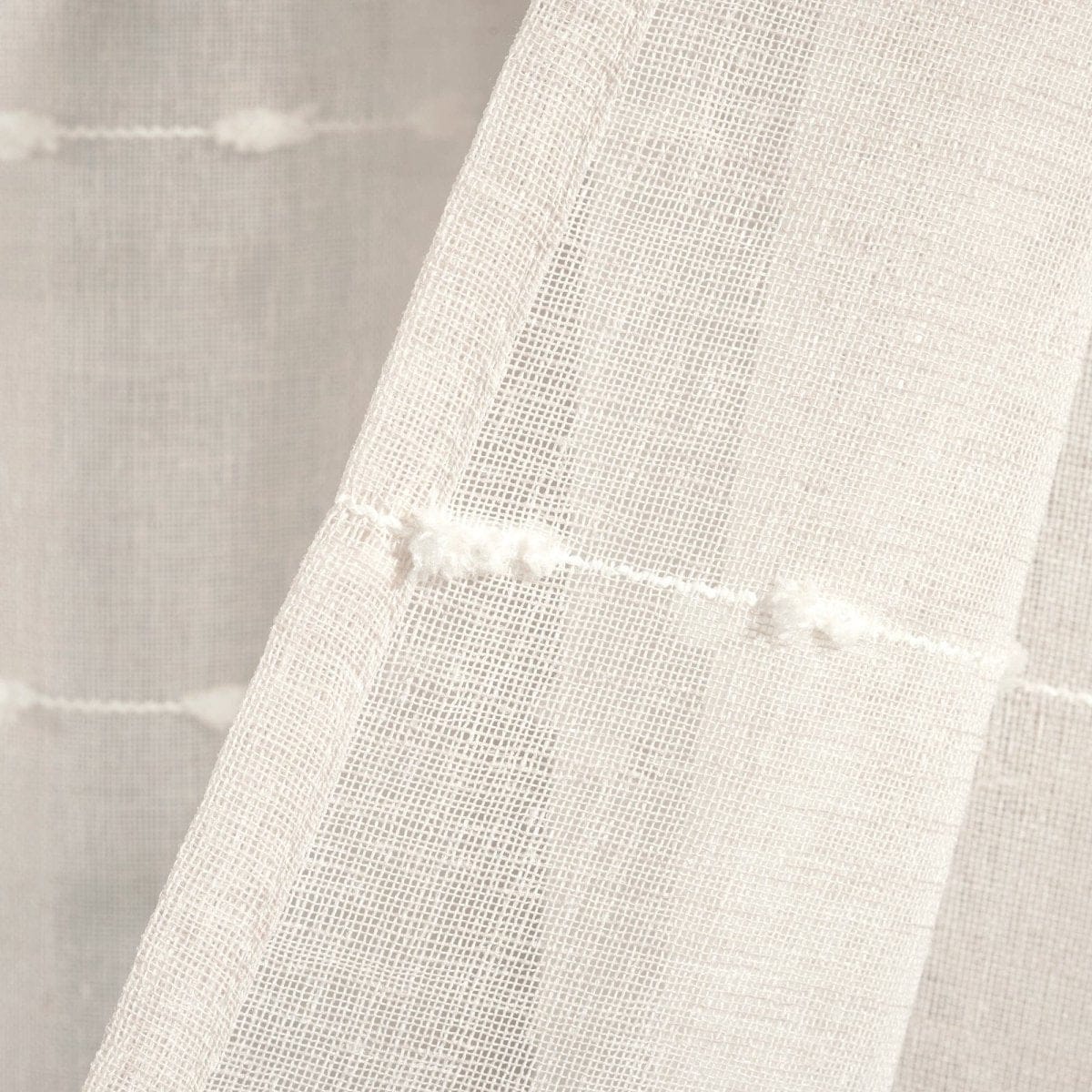 LushDecor Farmhouse Textured Grommet Sheer Ultra Wide Window Curtain Panel - view 25