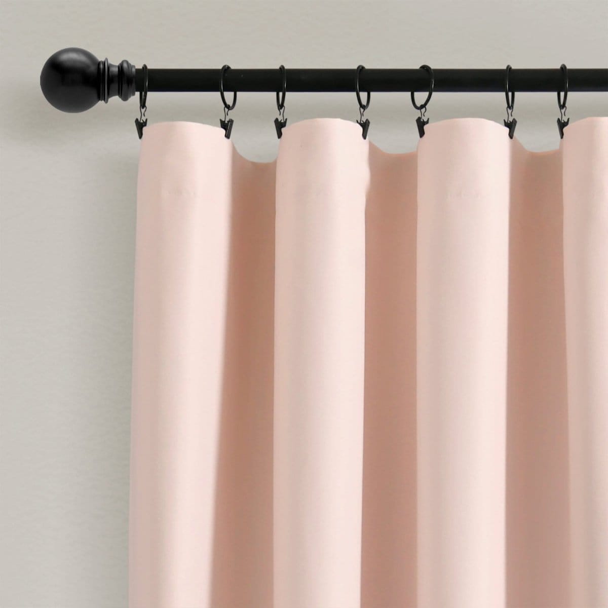 LushDecor Allison Ruffle 100% Blackout Window Curtain Panel - view 2