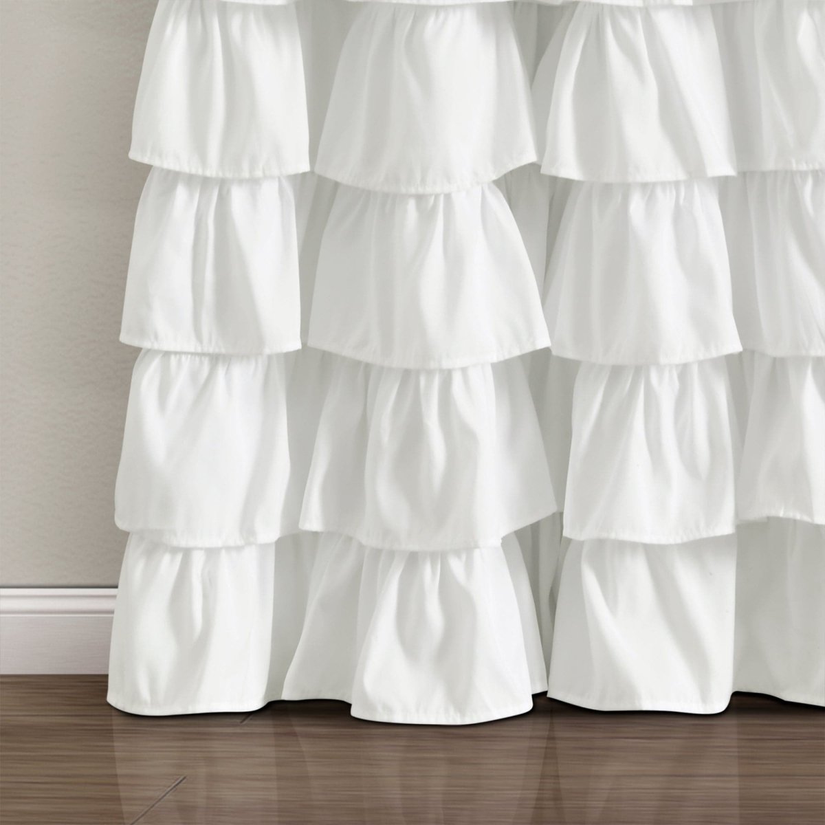 LushDecor Allison Ruffle 100% Blackout Window Curtain Panel - view 12