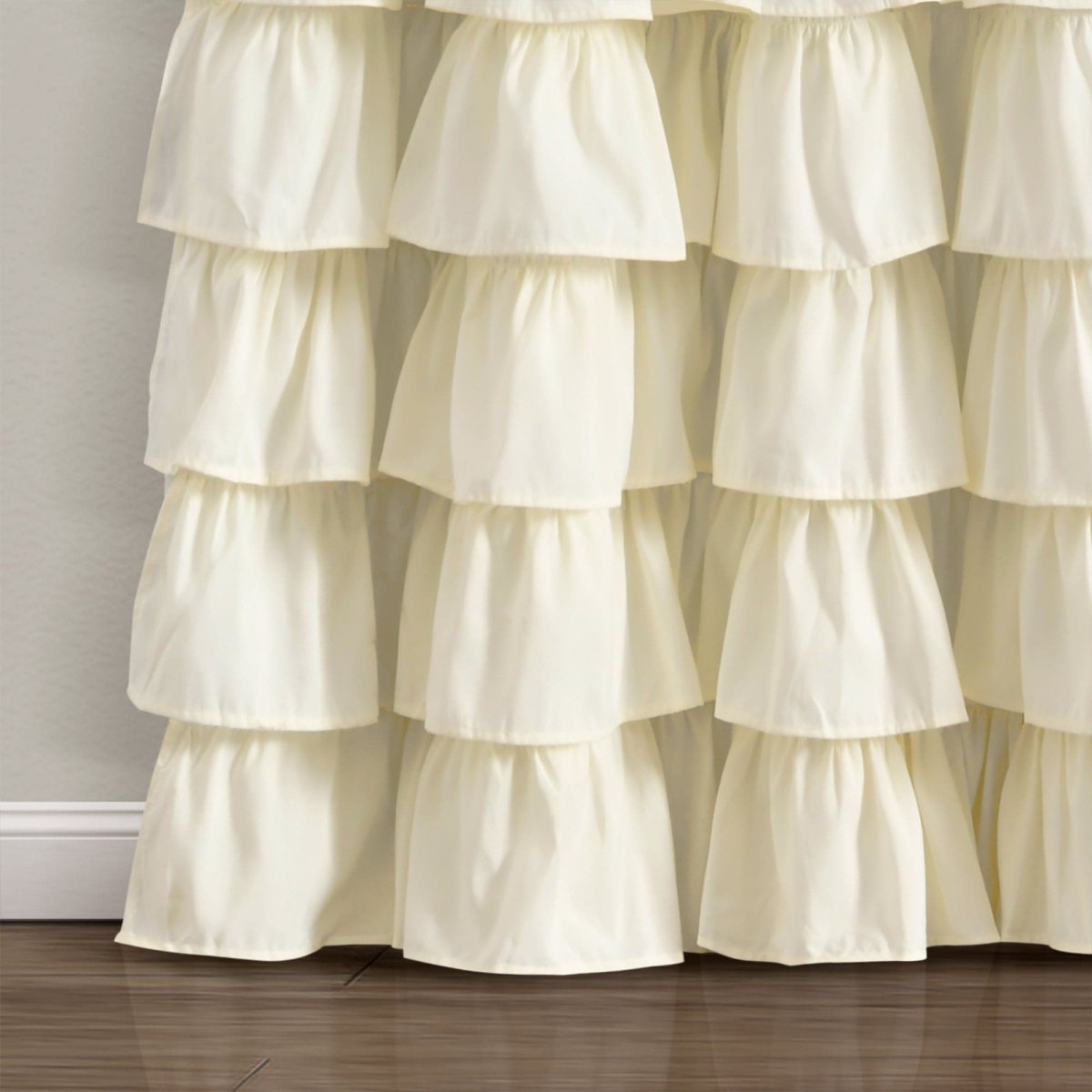 LushDecor Allison Ruffle 100% Blackout Window Curtain Panel - view 18