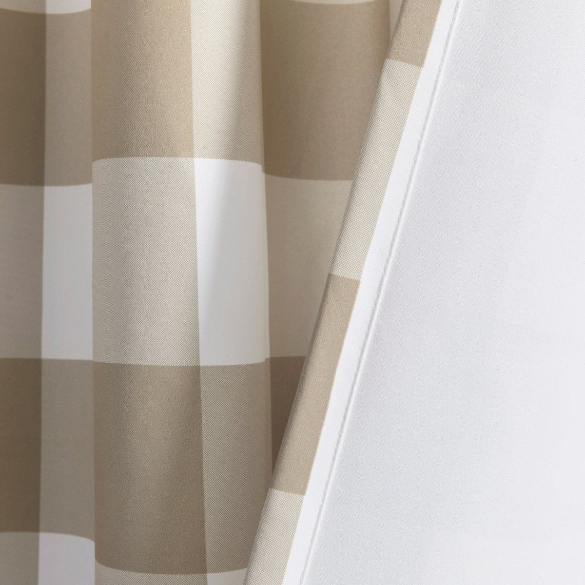 LushDecor Kelly Checker Light Filtering Window Curtain Panel Set - view 9