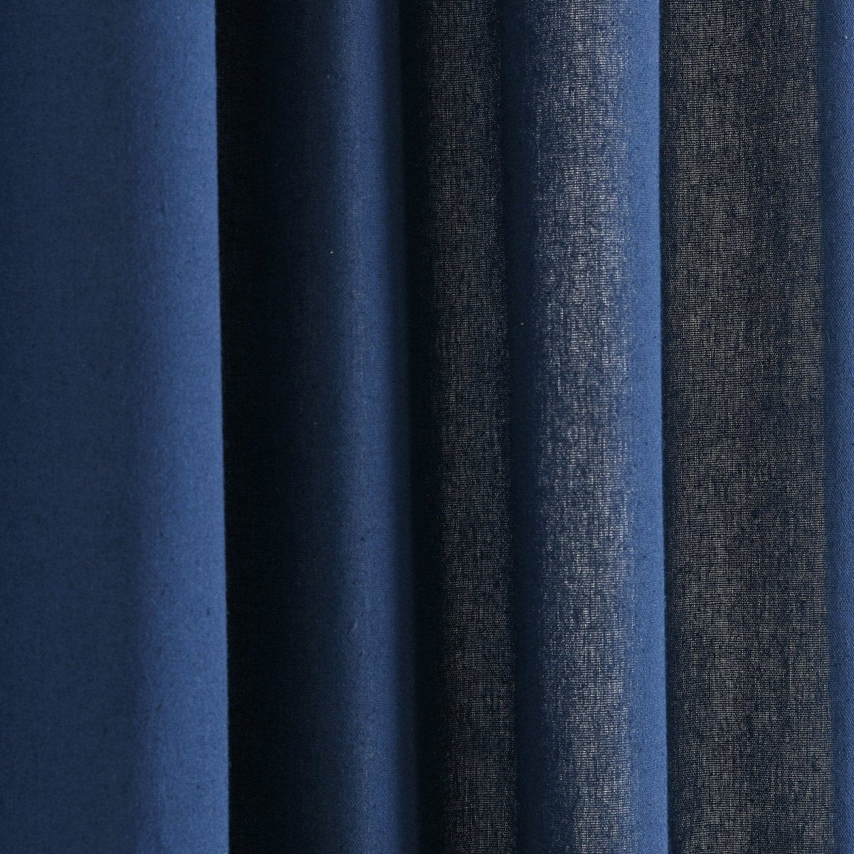 Modern Faux Linen Embroidered Edge Window Curtain Panel Set with Attached Valance